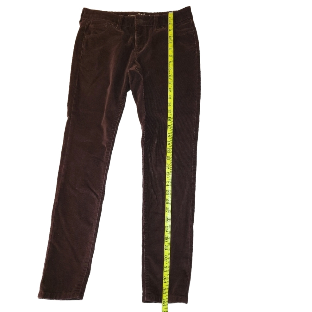 Universal Thread Chocolate Brown Corduroy Mid-rise Skinny Pants Size 6/28R - Picture 12 of 13